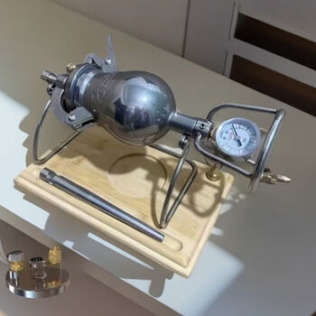 Jieyunmao 500 old-fashioned hand-cranked popcorn machine small grade stainless steel 304 grain amplifier for home use popobaigu new 500 ml small popcorn machine