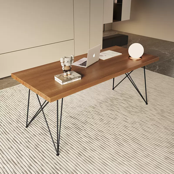 Yusenyi solid wood computer desk desktop home desk simple office desk modern bedroom student writing desk long workbench length 140 width 60 height 73 table top 3cm all three-year warranty