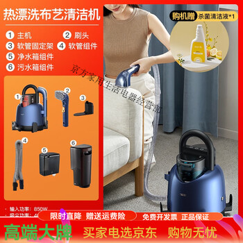 Delma fabric sofa cleaning machine household hot rinse spray suction integrated carpet and curtain cleaning machine multifunctional fabric cleaning machine by200