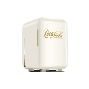 Coca-cola car refrigerator 12l car home dual-purpose mini refrigerator student dormitory office skin care products cooling and warming mini refrigerator