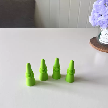 Yusenyi export list silicone red wine stopper empty bottle stopper sealing grape red wine elephant sparkling water stopper champagne green 4 pcs