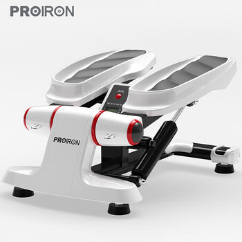 Proiron official direct sales proiron hydraulic stepper home fitness in-situ office multi-function foot gym white + tension rope double hydraulic resistance load-bearing lift