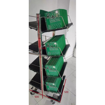 Yaowanxi factory direct pcb board hanging basket cart turnover cart material rack removable 8 hanging 600*500*1400mm