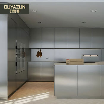 Jianyimao full stainless steel cabinet custom-made overall 304 countertop custom stove cabinet kitchen integrated household kitchen cabinets sincere deposit