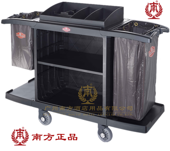 Sfc-07 plastic room service cart bilateral room entrance cart 6 hotel linen cart push work cleaning cart 5 sfc-05 without door 1558*549*12161