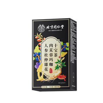 Tongrentang ginseng deerbian maca oyster slices 36g + ginseng, eucommia and male flower cistanches, maca and ten treasures tea 150g