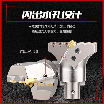 Kezitu large-aperture deep hole centering u drill vmd violent drill fast drill water-jet drill indexable drill bit internal cooling water gun drill adjustable diameter 95-100 interface 30 centering drills without blades