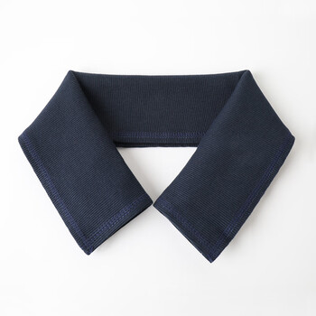 Down jacket collar protector, anti-dirty cotton thread collar protector, knitted collar, men's and women's cotton coat, autumn and winter fake accessories, royal blue fine thread collar