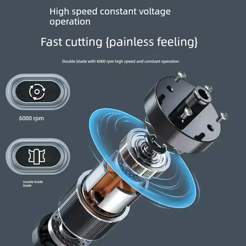 Yusenyi nose hair trimmer electric nose hair trimmer portable nose hair trimmer tool - g black