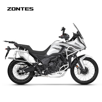 Zontes 2026 new model 703f 21-inch brembo caliper three-cylinder water-cooled 699cc adv motorcycle bright silver