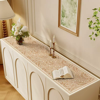 Yusenyi modern american tv cabinet tablecloth coffee table mat pvc leather sideboard shoe counter top protective pad free jinghuacui 40cmx120cm