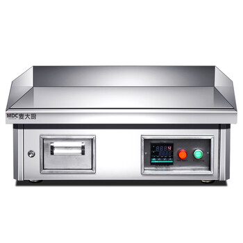 Chef mai desktop electric griddle commercial small japanese-style special teppanyaki steak teppanyaki digital temperature control-4kw desktop griddle