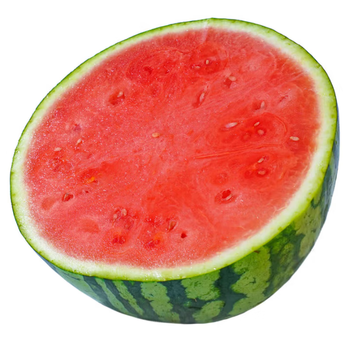 Fresh cut kirin watermelon cut in half 1.9kg