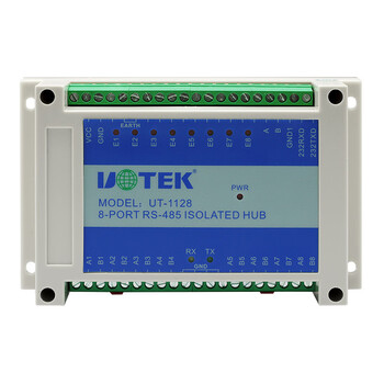 Yutai ut-520485 repeater industrial grade photoelectric isolation lightning protection rs485/422 signal amplification module 4 ut-1128 (8-way hub foreign chip)