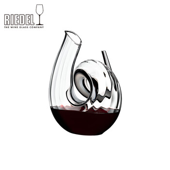 Riedel's new product debut, brilliant spiral handmade crystal decanter, wine divider, high-value gift, brilliant spiral handmade crystal decanter