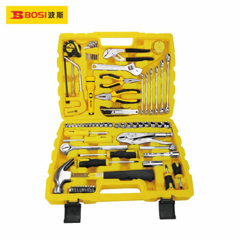 Bosi auto repair kit household hardware tool box set 78 pieces mechanical repair kit 78pc bs511078