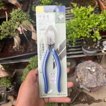 Clcey changguo bonsai making tools, nozzle shears, oblique shears, can be used to cut bonsai branches, aluminum wire, qian jingxiu 8-inch nozzle scissors
