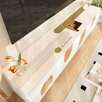 Yusenyi tv cabinet table mat light luxury high-end shoe cabinet mat pvc tablecloth no-wash waterproof and oil-proof entrance tabletop gj1377 outside the window 30x80cm economical model