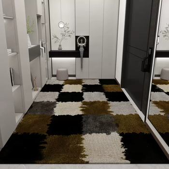 Yusenyi entrance door floor mat, door carpet, household door mat, non-slip, living room, light luxury, high-end entrance door mat, castle no. 20, 250cmx350cm