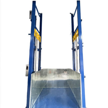 Pick up mao single and double track factory hydraulic freight elevator household small lifting platform electric simple hoist for two, three, four and five floors 4t double track contact customer service for customization on demand