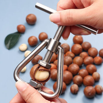 Huisha macadamia nut shell opener nut clamp walnut clamp hazelnut shell opener special hazelnut clamp tool nut opening tool