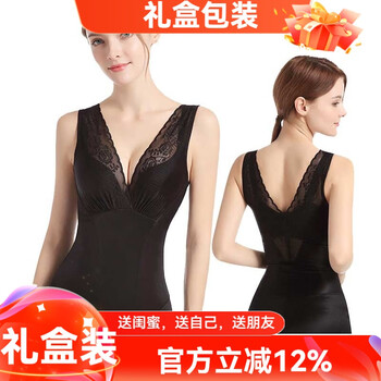 Maohuo one-piece body shaping garment breathable abdominal belt hip lifting postpartum corset waist yoga pants body shaping thin underwear women black triangular style m recommended 100-115 catties