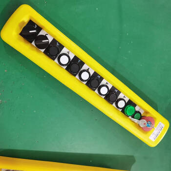 Rainproof driving button handle control switch copp lifting crane emergency stop single and double speed control button box copp-as5 emergency stop + 10 double speed