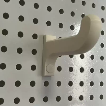 Yusenyi is suitable for ikea skadis metal square hole round hole hole board accessories strong large hook coat hook 2 white b1 this model default round hole 16mm hole spacing 2 layers