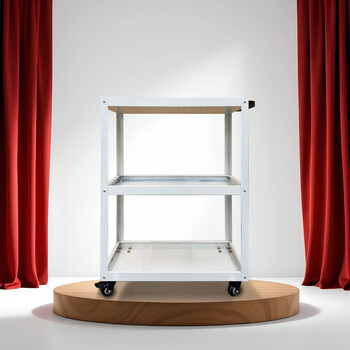 Hengyide three-layer tool cart auto repair steel plate trolley thickened multi-functional workshop parts hardware mobile repair rack customized heavy-duty-box 0.8 steel plate legs 1.0