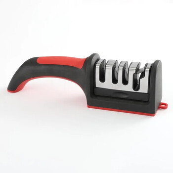 Pangdonglai supermarket purchases the same knife sharpener for household multi-functional kitchen knives, scissors and sharpeners, four-stage stone internet celebrity fast, new four-stage hook, bagged
