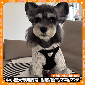 Puppytie pet harness animal cute puppy out leash harness medium-sized dog adjustable harness dog leash planet love - harness (excluding leash) s size - recommended 8-16 pounds