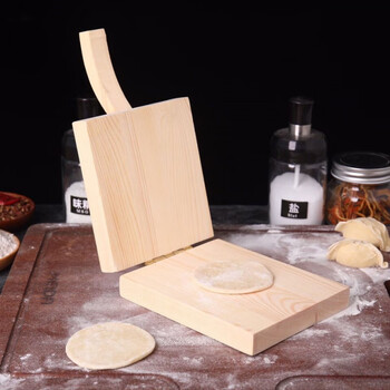Huisha solid wood rice dumpling wrapper dumpling wrapper artifact hand-pressed leather plate rice cake dough mold household dumpling new style square