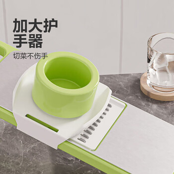 Xinwujia potato shred artifact does not hurt your hands, household grater, multi-functional vegetable cutter, radish grater, shredder, random blade * 1, only the blade does not send grater