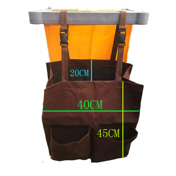 Multi-purpose cleaning car bag canvas bag cloth bag cloth bag garbage truck garbage bag handrail hanging bag thickened