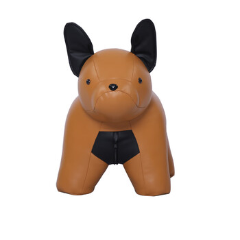 Le zhi bao le zhi bao magic dou leather low stool small stool shoe changing stool sofa stool (random color) magic dou stool