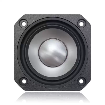 Qingting fever 2.5-inch square rare earth neodymium iron boron full-range speaker professional anodized aluminum cone speaker square 4 ohm 4 ohm