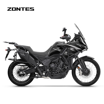 Zontes 2026 new model 703f 21-inch brembo caliper three-cylinder water-cooled 699cc adv motorcycle piano black gray
