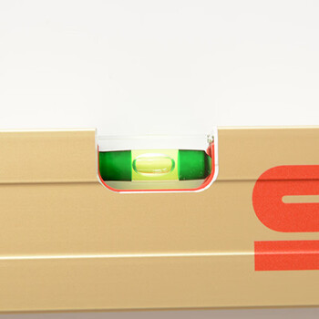 Qiaobole austrian spirit level gold high-precision grade thickened luminous level ruler 3 bubbles gold 3 bubbles gold az-80 cm