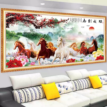 Yusenyi living room self-adhesive decorative painting landscape painting new 3d three-dimensional home and wanshixing sofa background wall sticker 17. instant success print the frame comes with adhesive, select the size and place an order different sizes have different prices width 149cm height 72cm recommended sofa with a width of 1.5 meters