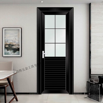 Aluminum alloy door single door rental house door bathroom door toilet door toilet door balcony door interior door bathroom door single cover non-standard 1.0 profile