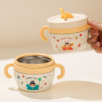 Treejack 316 stainless steel children's thermos bowl with lid soup bowl 2025 new baby food bowl anti-scald primary school student lunch box