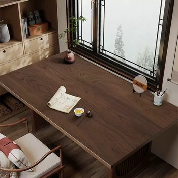 Yusenyi imitation wood grain desk mat walnut desk leather office desk mat computer mat writing business wear-resistant mouse dark rosewood 50cmx100cm (waterproof and oilproof desktop preferred)