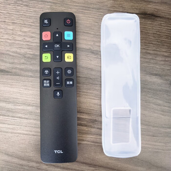 Tcl original tcl tv voice remote control rc801d/c 40a860u 43/49/50/55/65a860u tcl original remote control + protective case