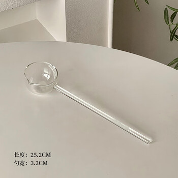 Complete high borosilicate high temperature resistant hot red wine pot for use with open flame electric ceramic stoves high temperature resistant glass spoon