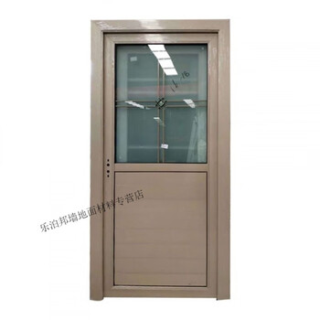 Customized bathroom door half glass half panel kitchen swing glass door glass bathroom door 1.0 profile + single package please contact customer service for color, style and size