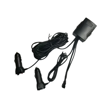 Zhidao g6 car backup battery special connection cable (12v, 2a) power switch