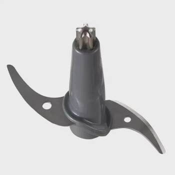 Kasuo meat grinder accessories meat grinder stuffing machine glass bowl cutter head cover cs395 meat grinder kasuo cs395 small bowl cutter head (blue and white)