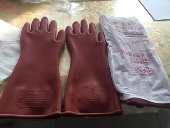 Distribution room grounding wire switch pole tool insulated boots gloves electric test pen safety hat power safety tool cabinet 12kv insulated gloves