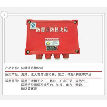 Explosion-proof fire module box distribution box safety barrier explosion-proof terminal box alarm host wiring wire box explosion-proof fire box 300*400*150