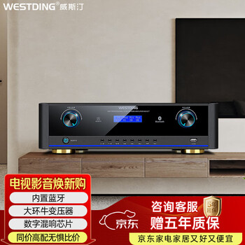 Westin home theater professional home high power audio amplifier ktv amplifier usb built-in bluetooth ad-817 amplifier